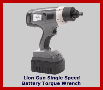 Lion Gun Single Speed Battery Torque Wrench